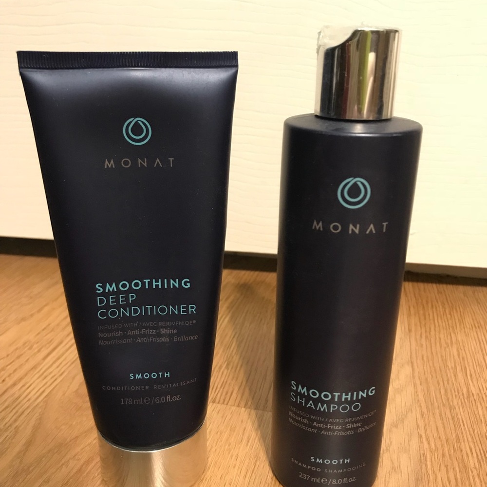 Monat smoothing shampoo & deep conditioner